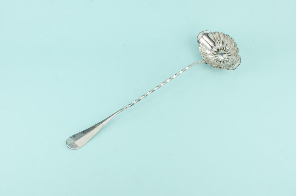 Silver plated punch ladle