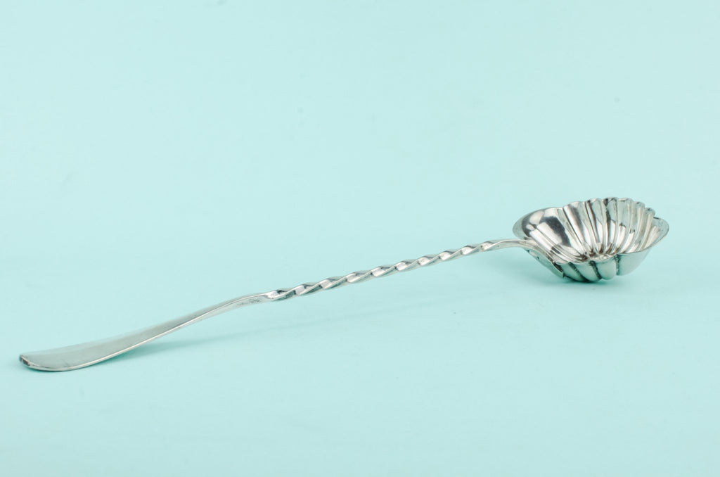 Silver plated punch ladle