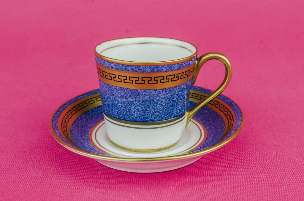 Art Deco bone china coffee cup