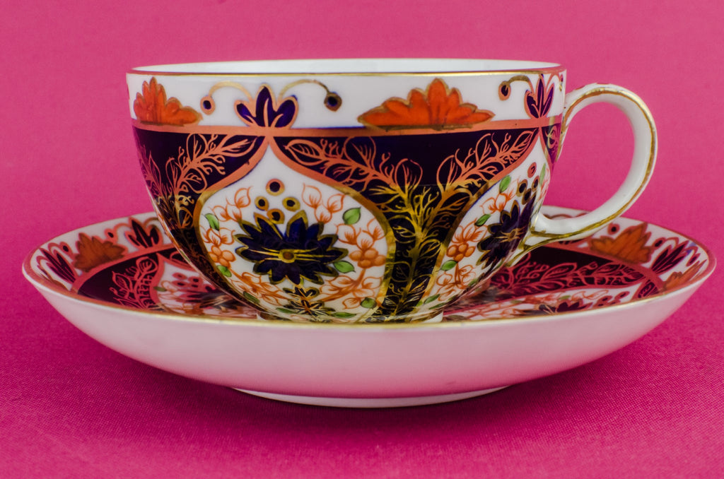 Blue bone china coffee cup