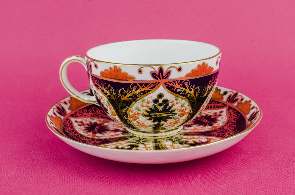 Blue bone china coffee cup