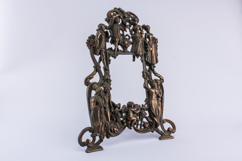 Cast iron picture frame