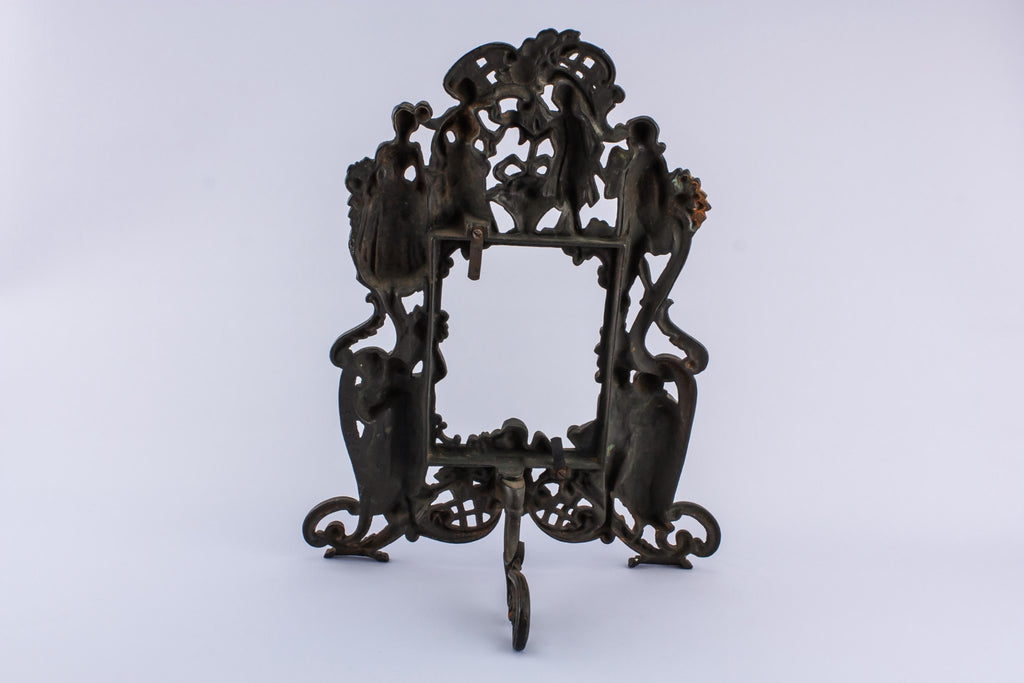 Cast iron picture frame