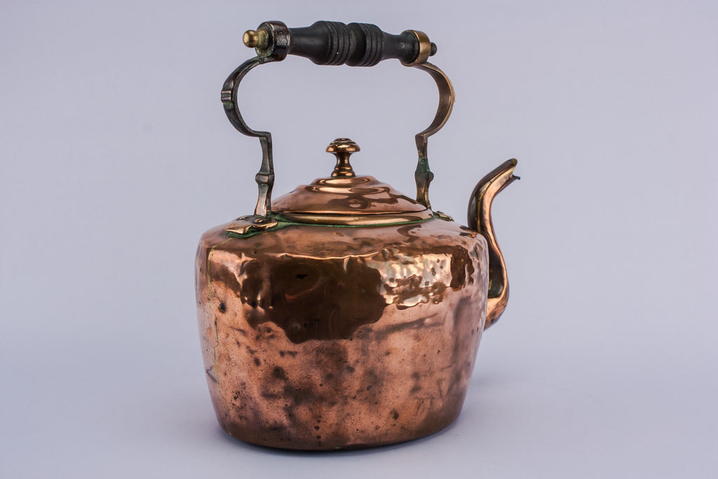 Victorian copper kettle