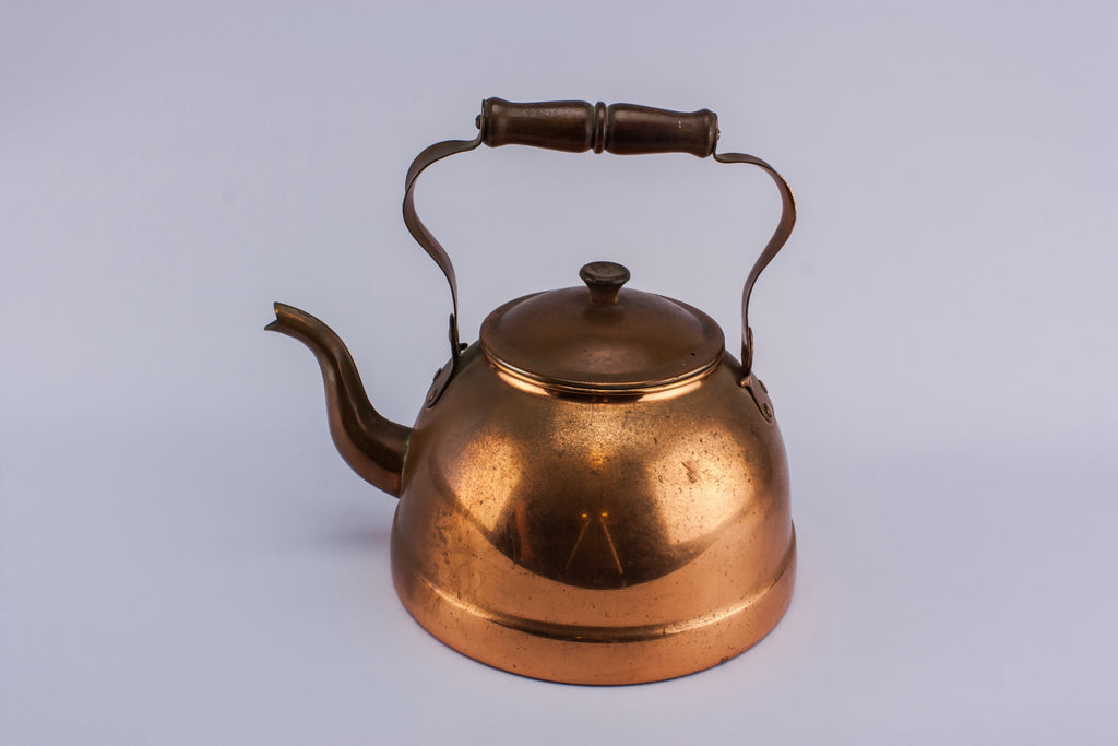 Copper retro kettle