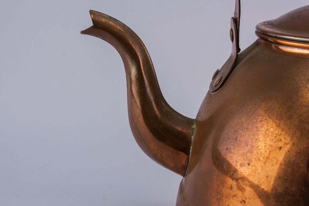 Copper retro kettle