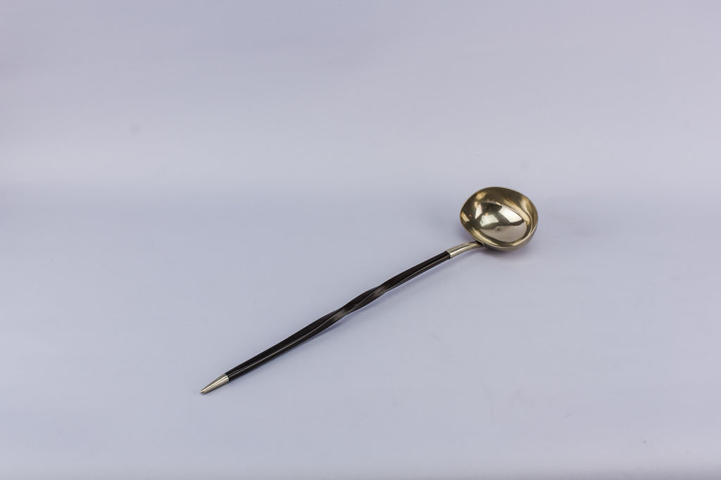 Silver plated ladle