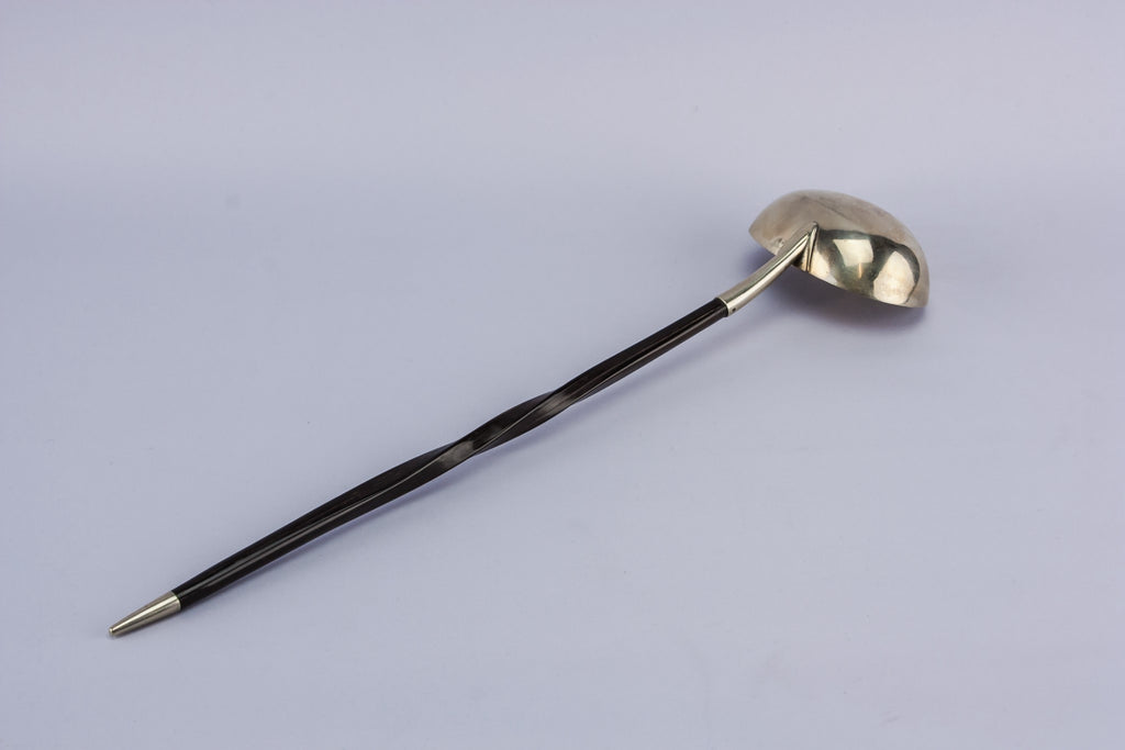 Silver plated ladle