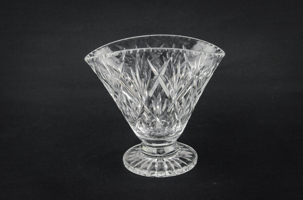 Cut glass vase
