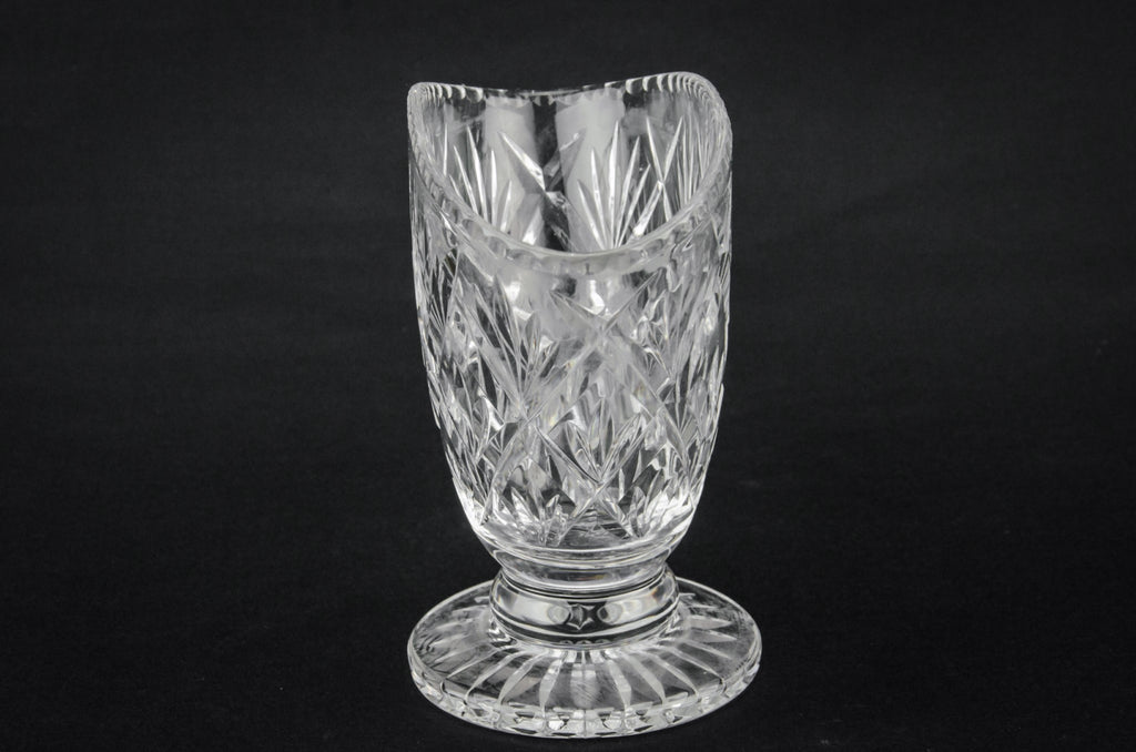 Cut glass vase