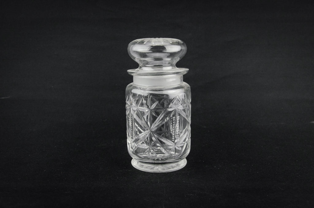 Glass condiment jat