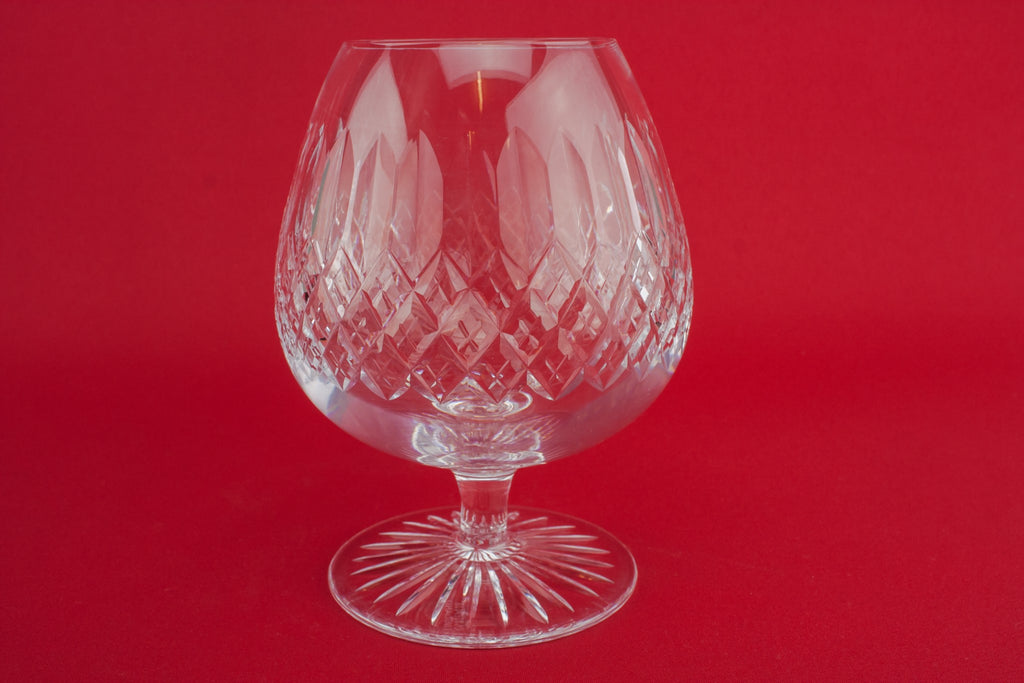 6 cut glass whisky glasses