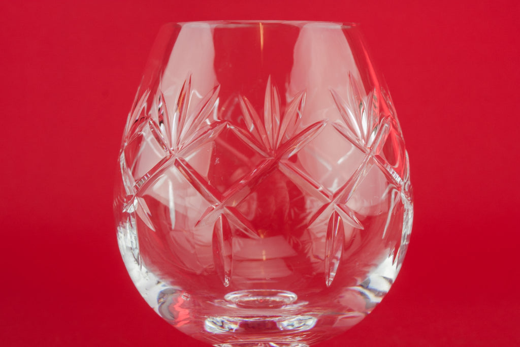 4 crystal whisky glasses