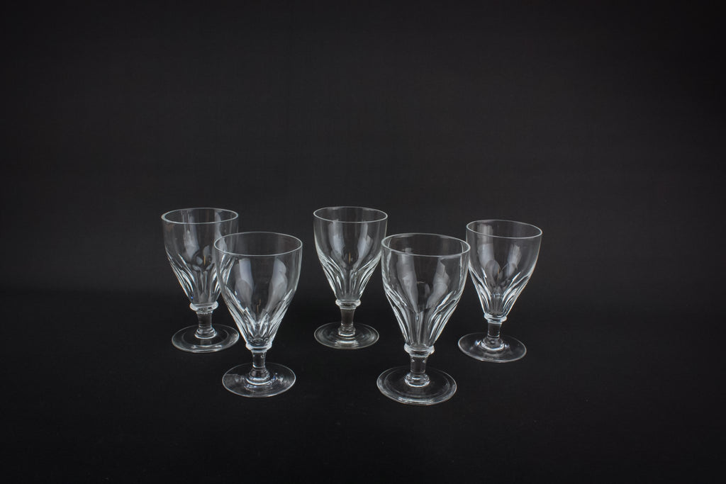 5 crystal port glasses