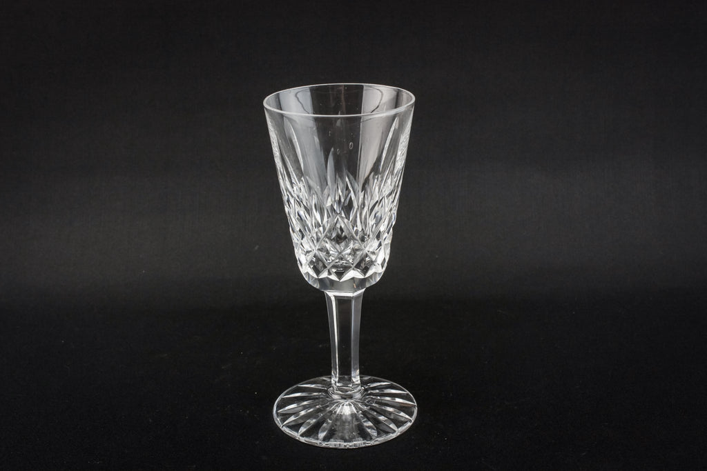 6 crystal port glasses