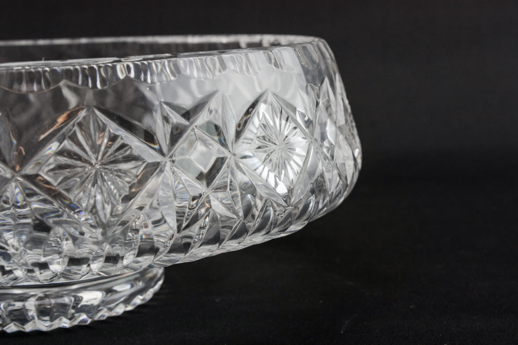 Retro glass bowl