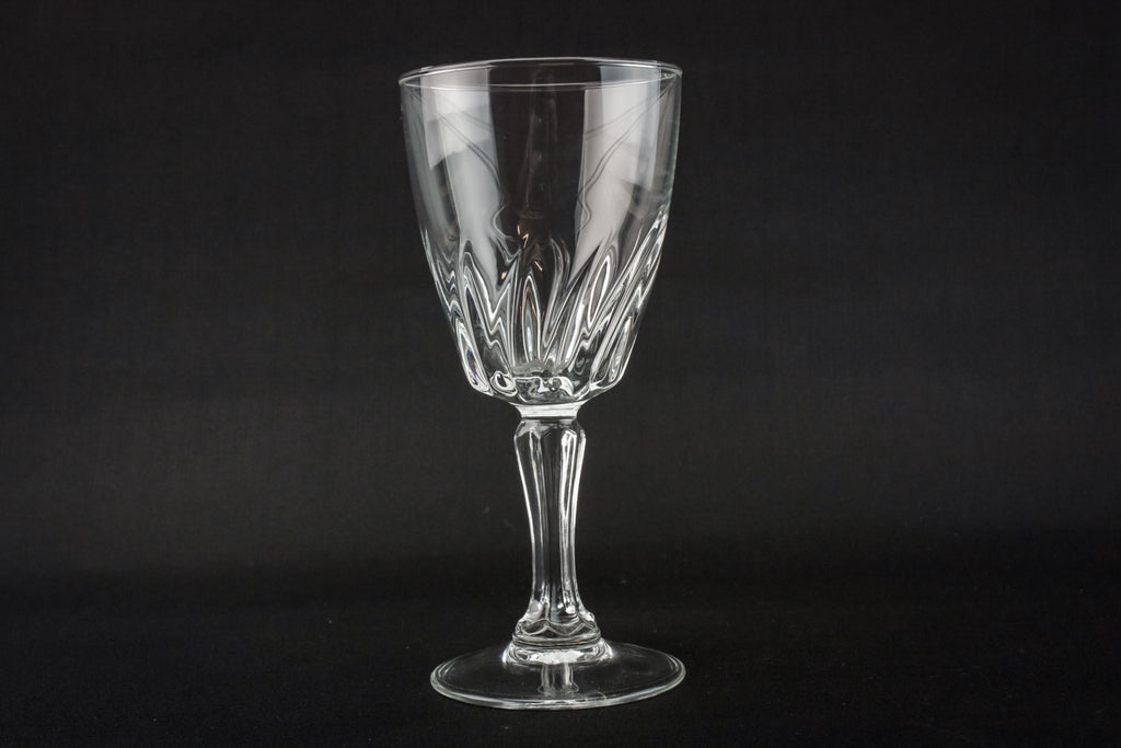 6 crystal port glasses