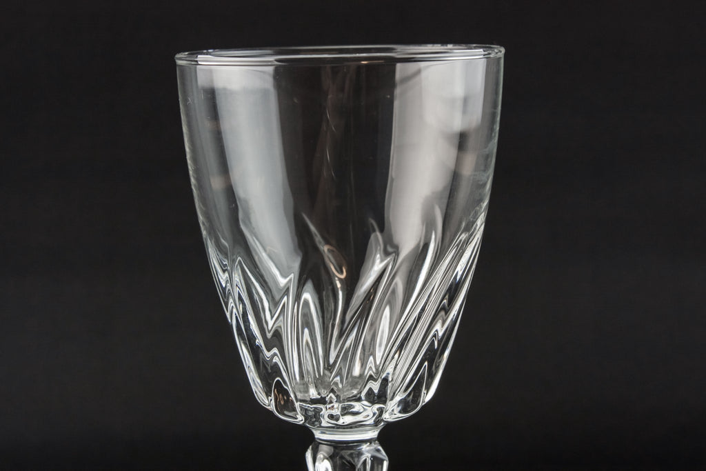6 crystal port glasses
