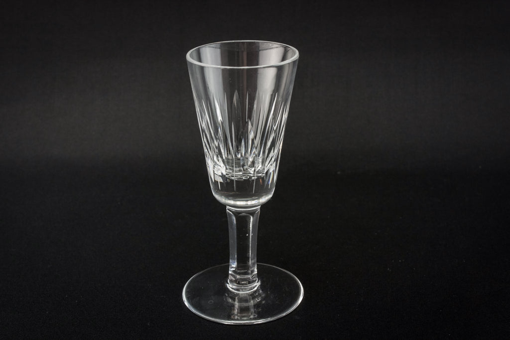 3 crystal port glasses