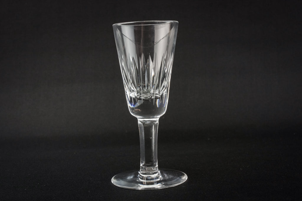 3 crystal port glasses