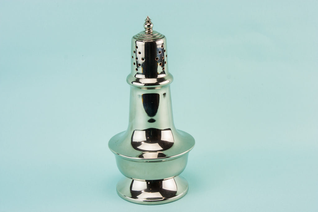 Silver plated sugar caster