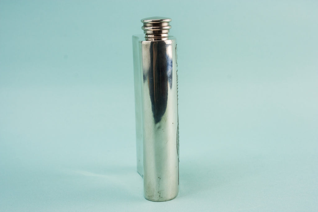 Pewter golf hip flask
