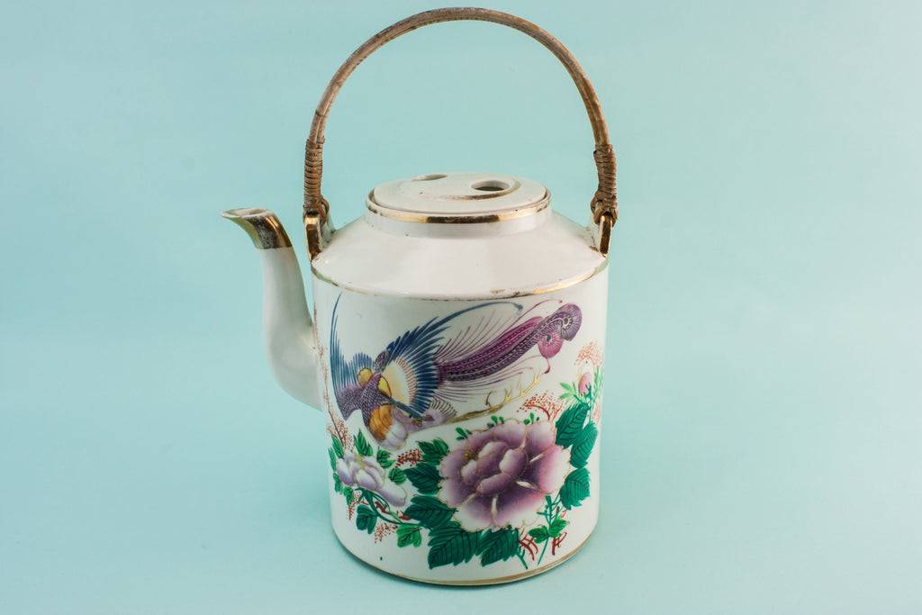 Retro porcelain teapot