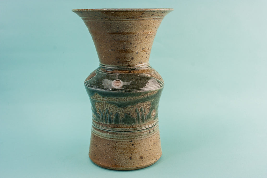 Art studio pottery vase