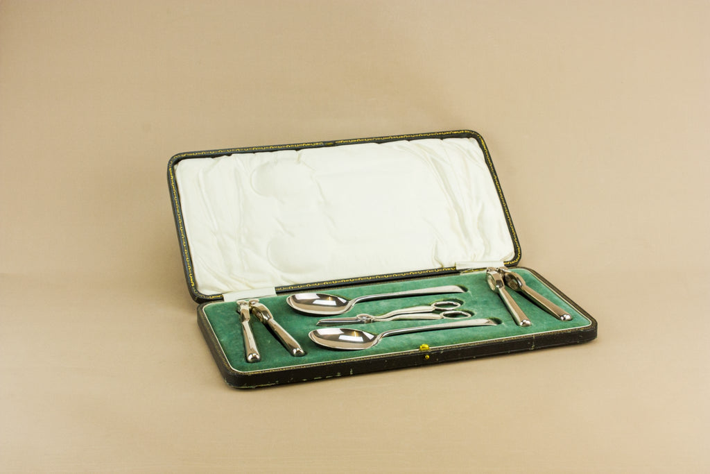 Sterling silver dessert set
