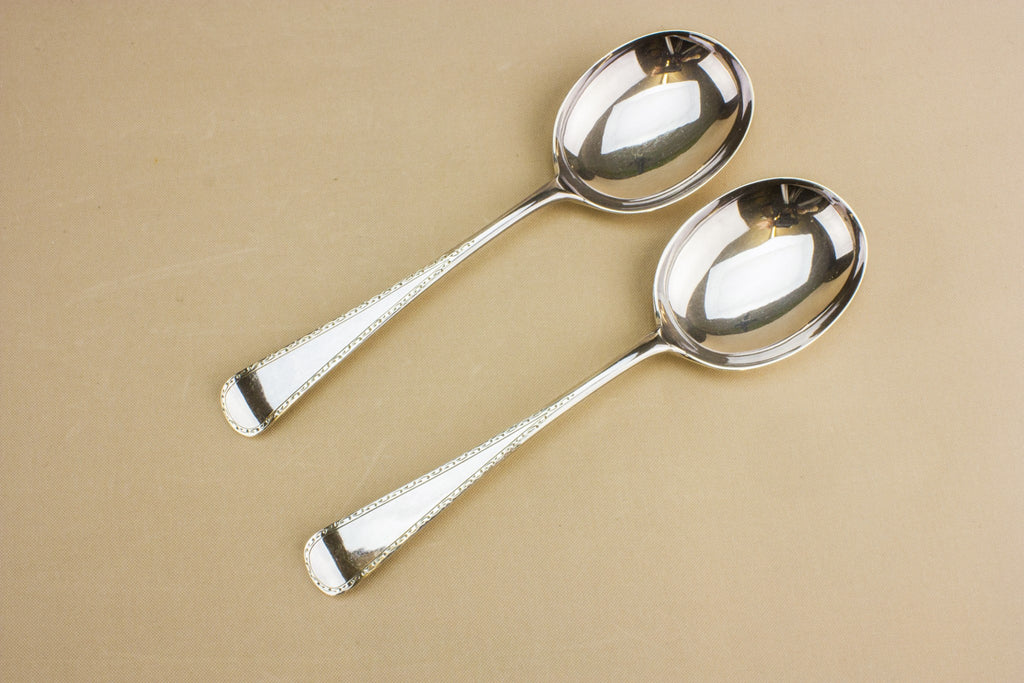 Sterling silver dessert set