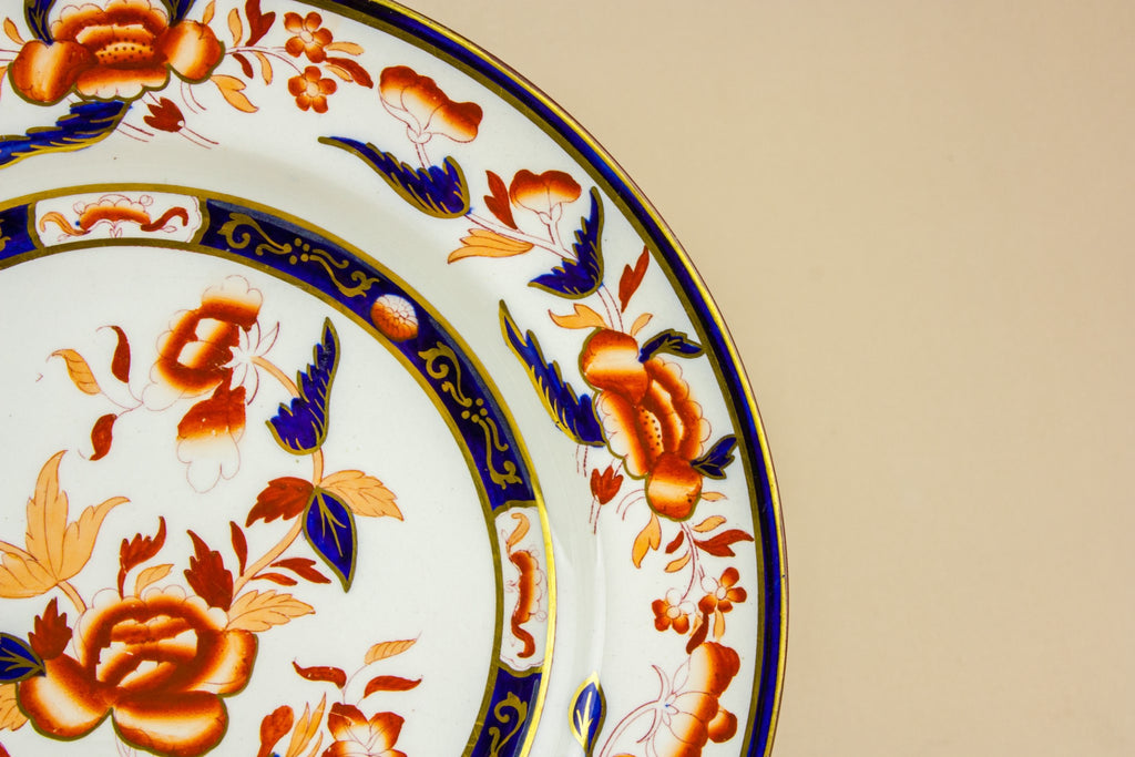 Floral serving dish