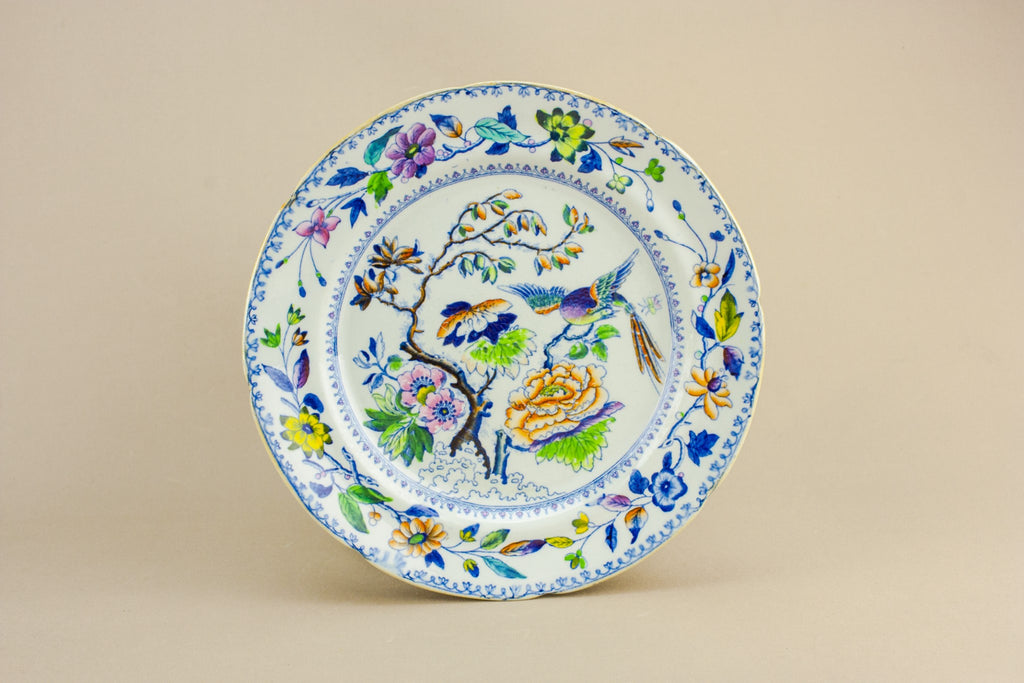 Blue and white serving dish