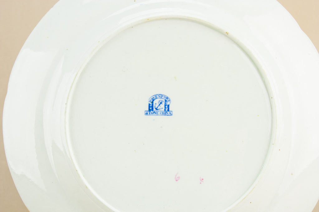 Blue and white serving dish