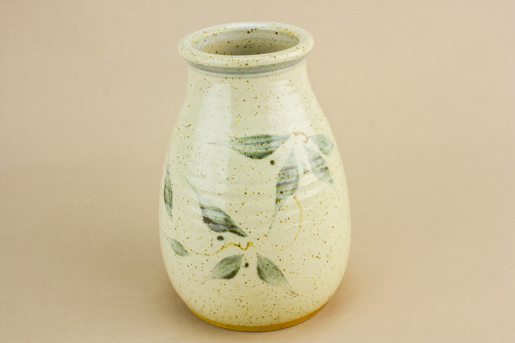 Grey pottery vase