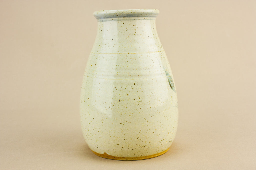 Grey pottery vase