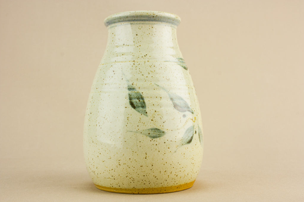 Grey pottery vase