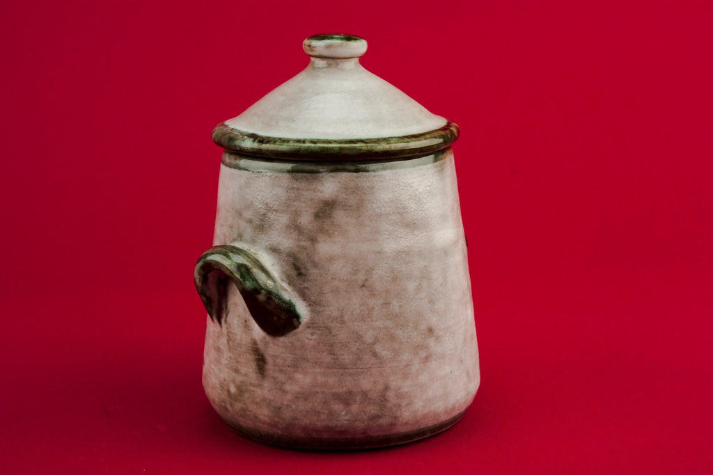 Floral condiment pot