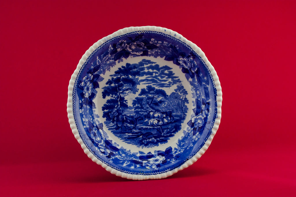 Cattle Scenery serving bowl