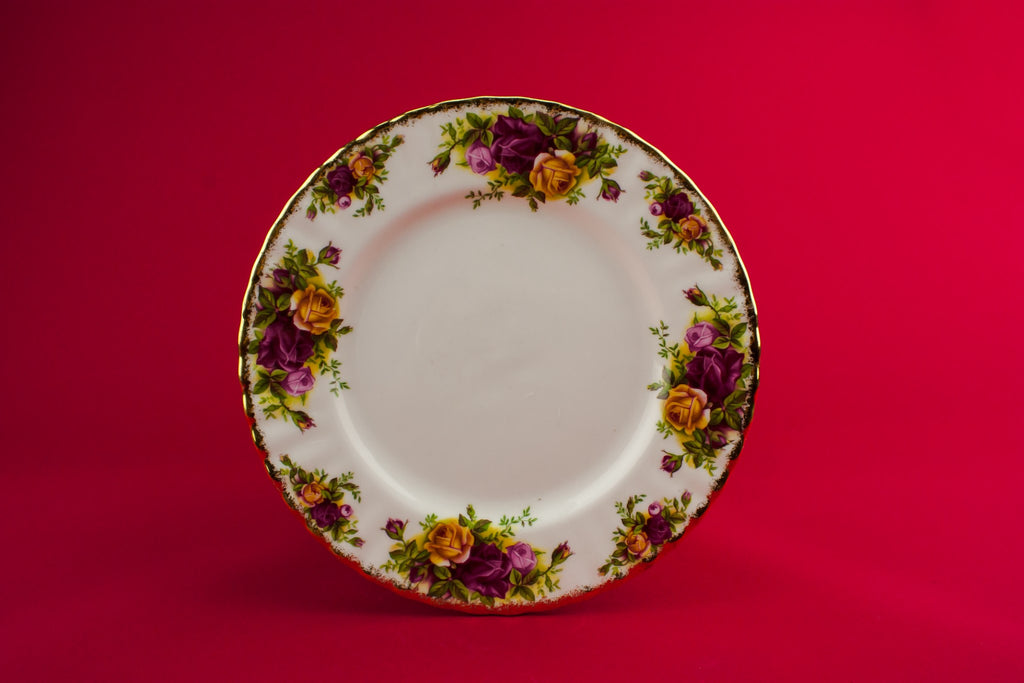 6 retro medium plates