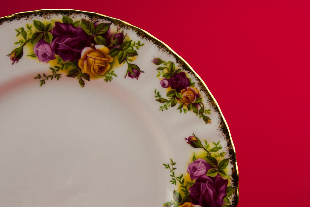 6 retro medium plates