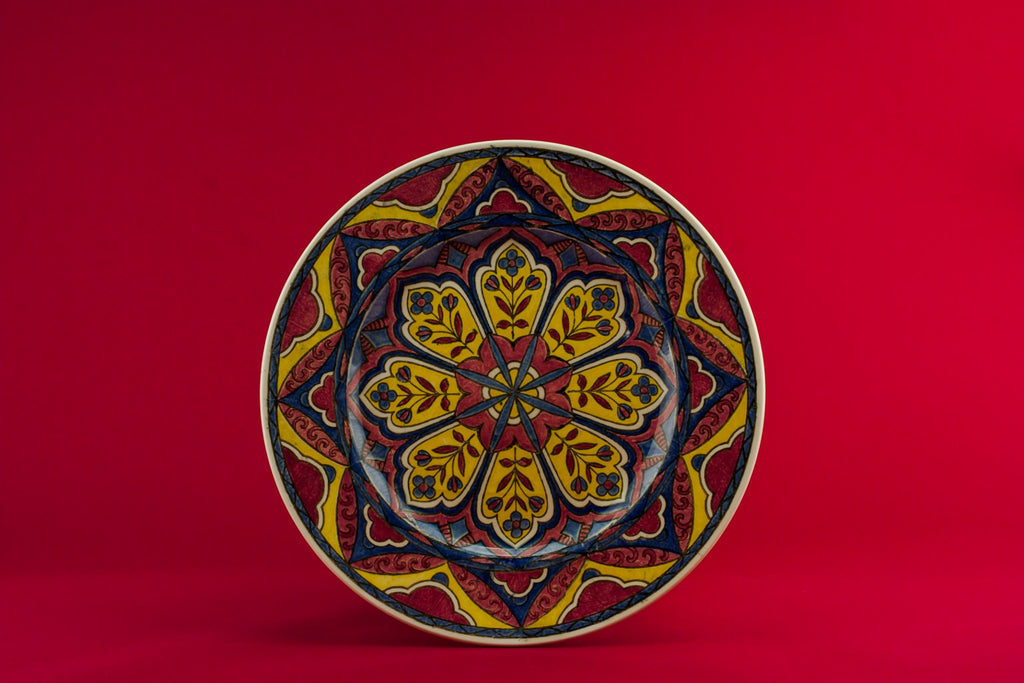 Art Deco pottery serving dish