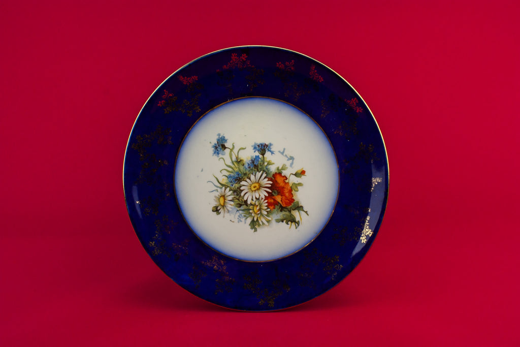 Blue and white serving dish