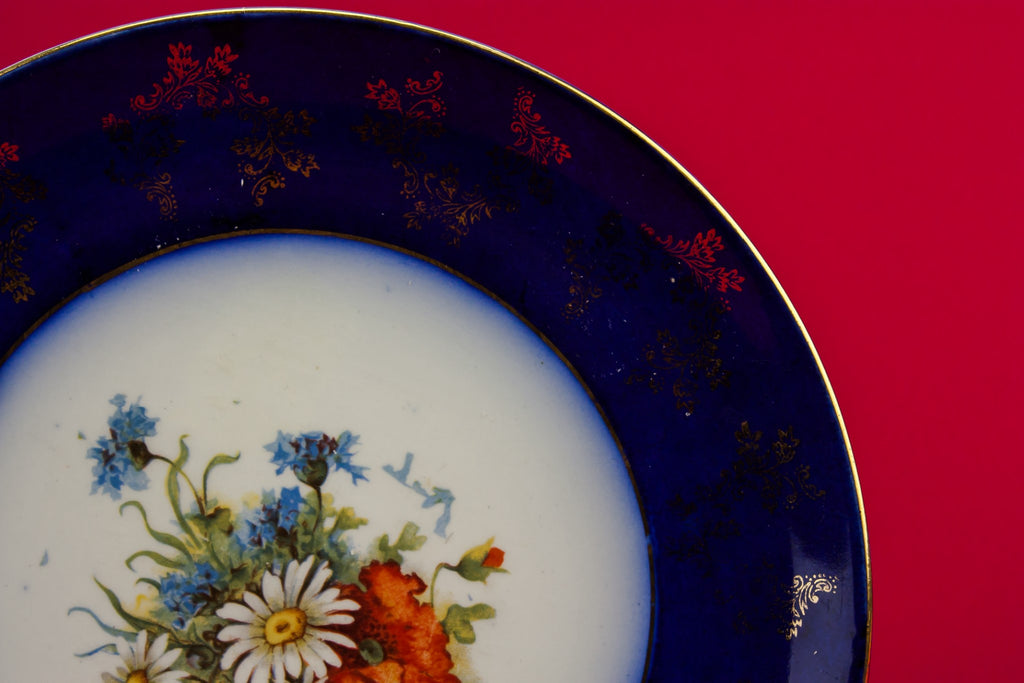 Blue and white serving dish
