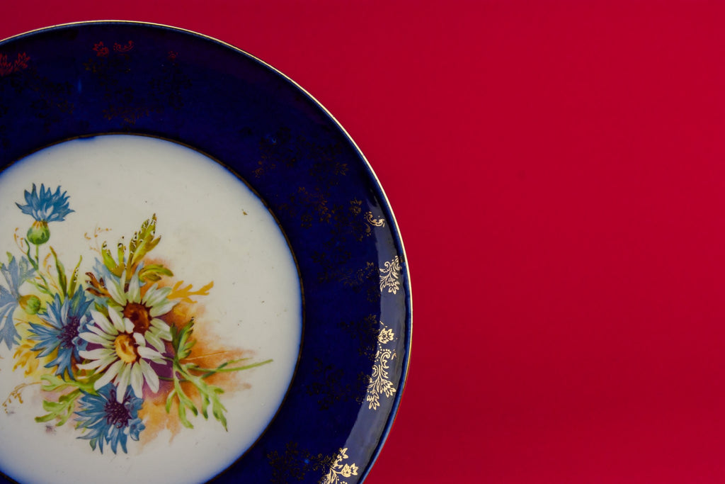 Blue and white serving dish