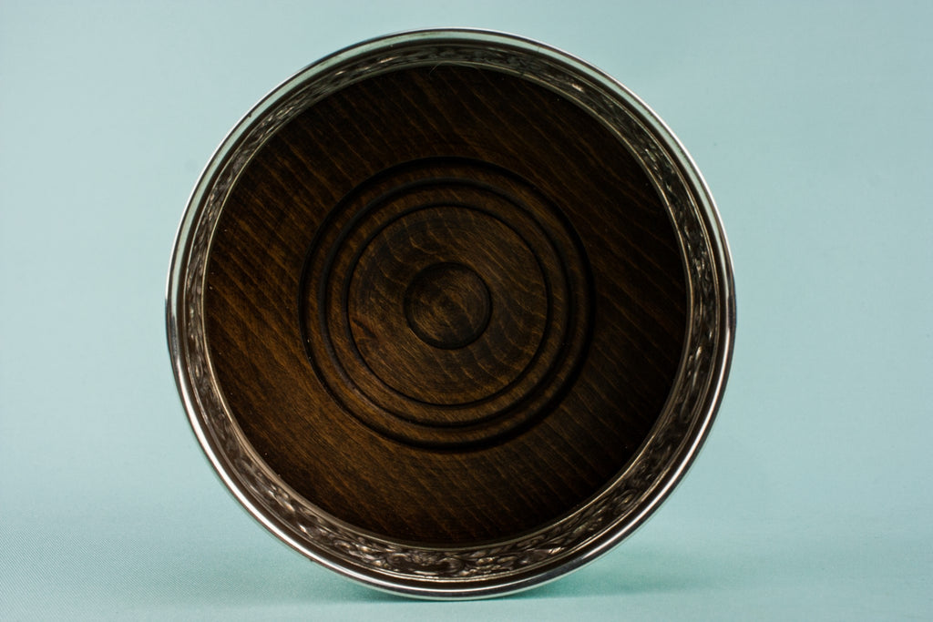 Sterling silver coaster