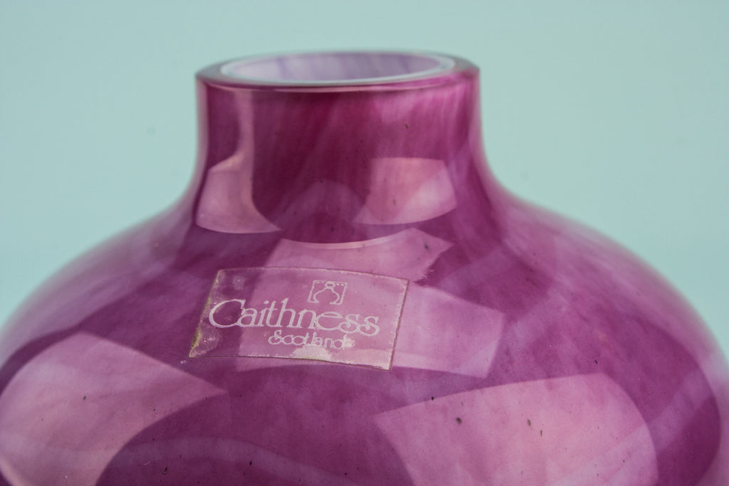 Caithness glass vase