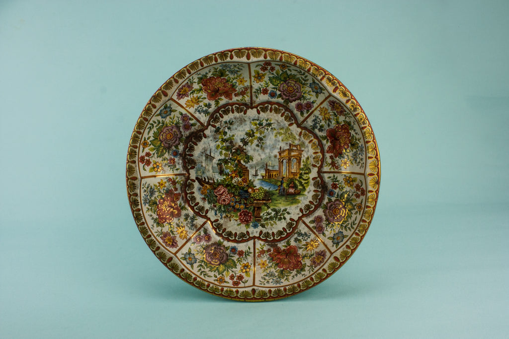 Colourful metal bowl