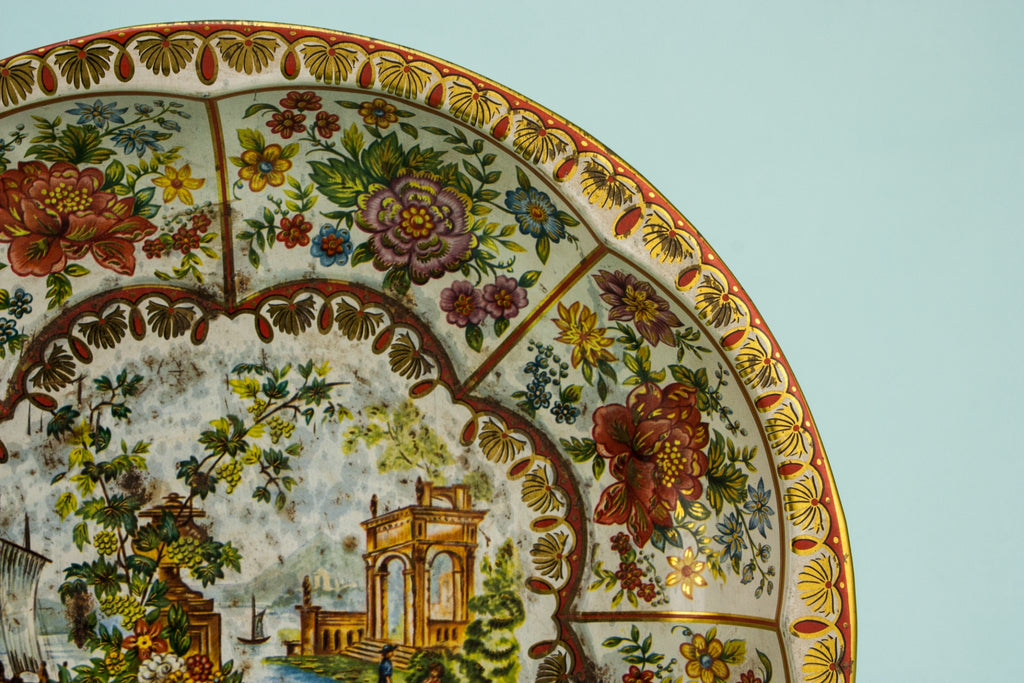 Colourful metal bowl