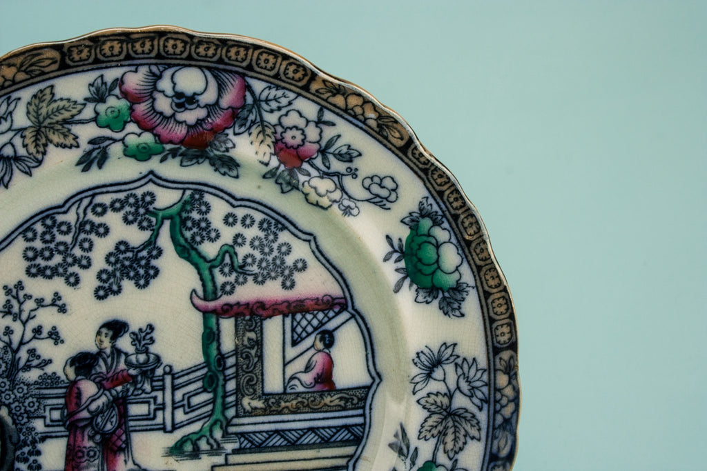 Colourful serving dish