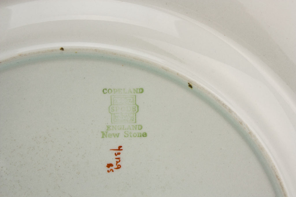 Copeland pottery serving dish